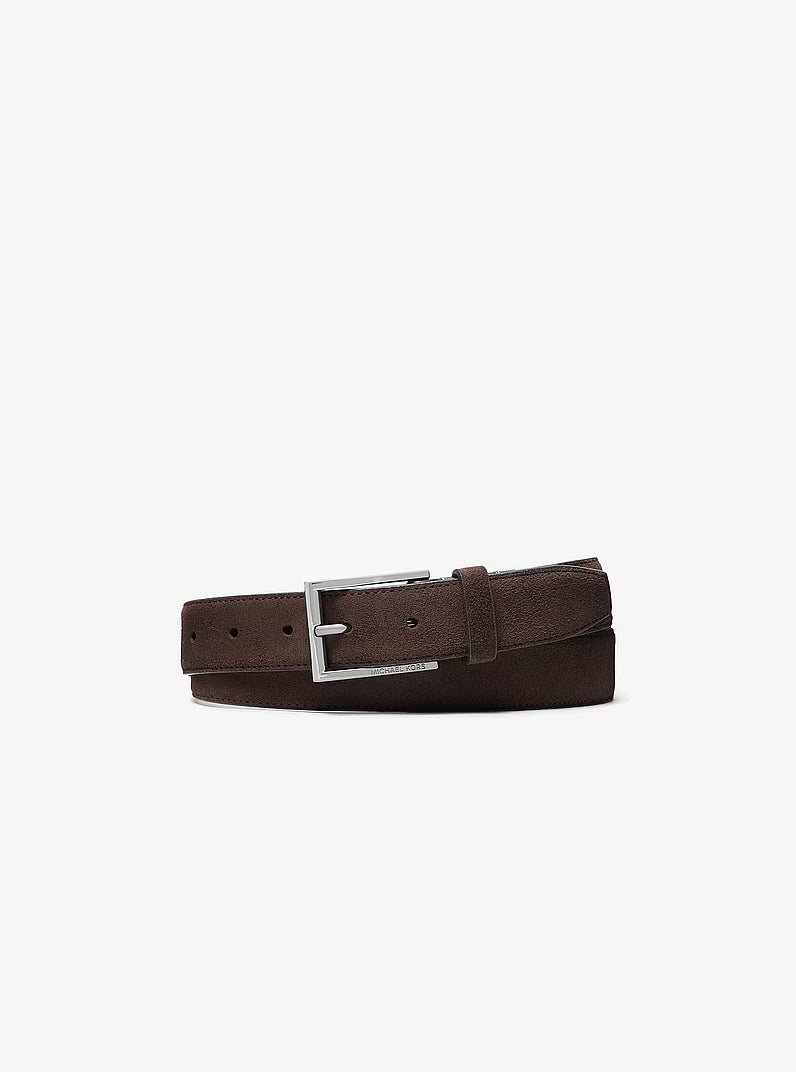 Michael Kors Mens Suede Belt RUNWAY DELUXE