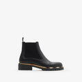 Leather Gravel Chelsea Boots