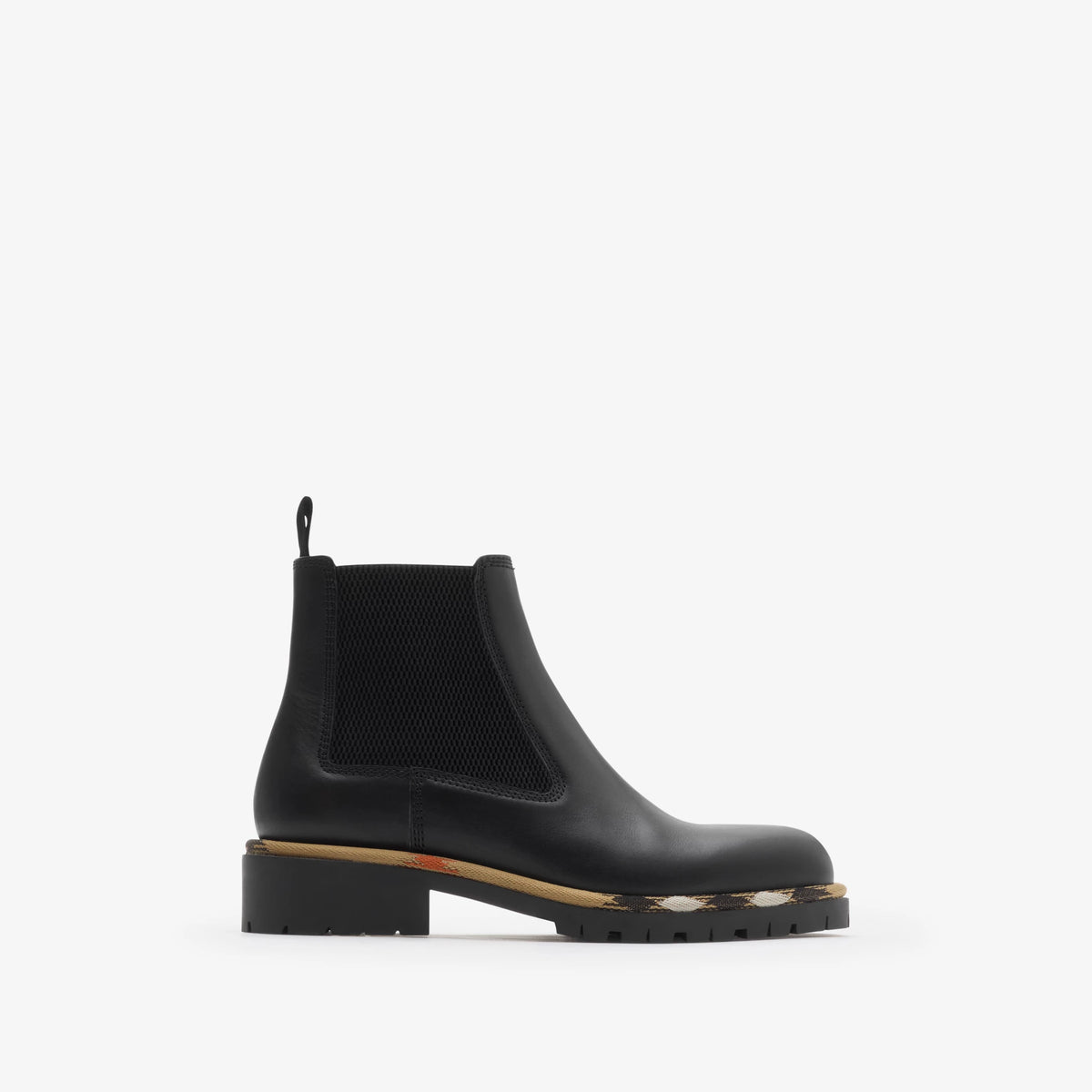 Leather Gravel Chelsea Boots