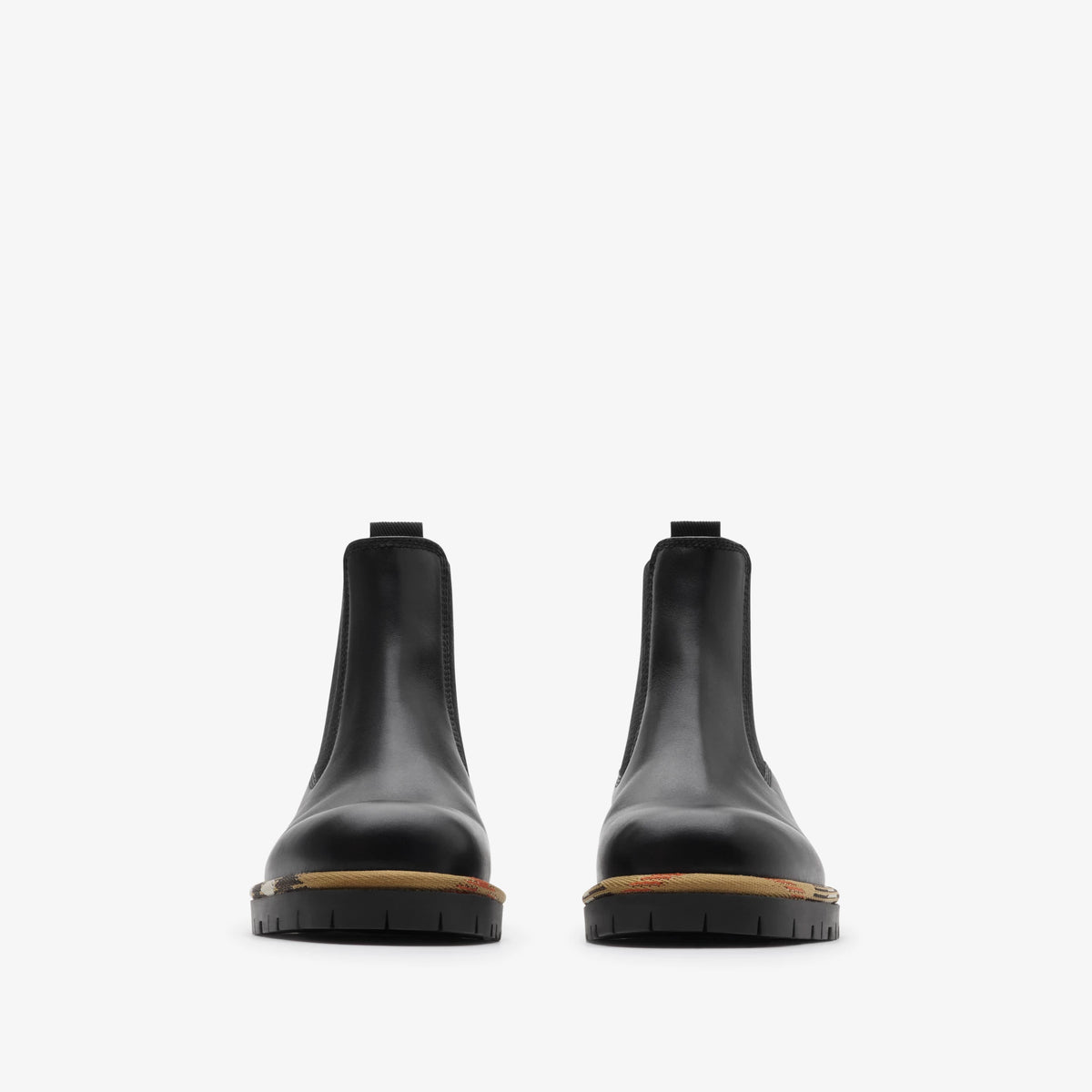 Leather Gravel Chelsea Boots