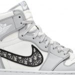 Christian Dior x Air Jordan High Top Sneakers