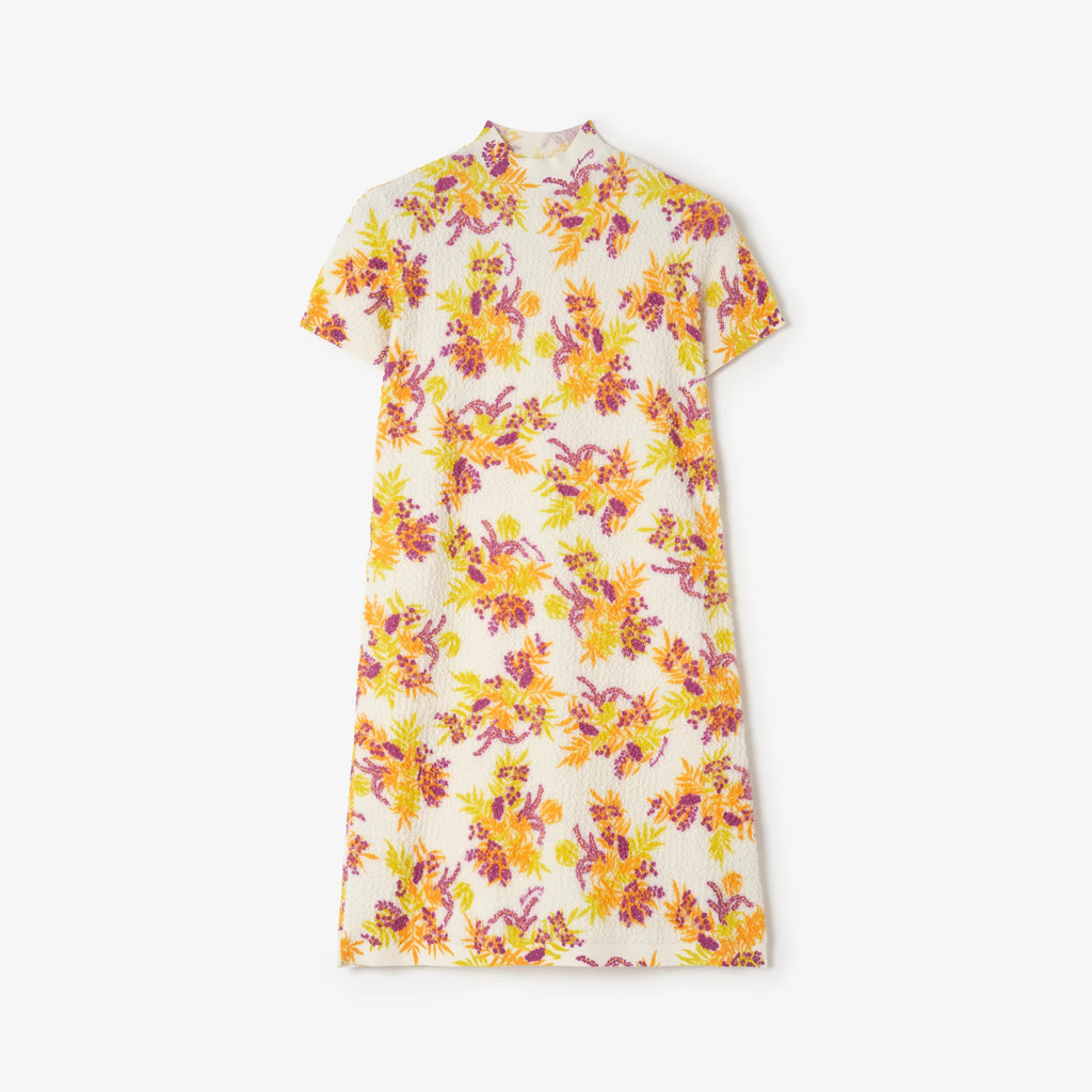 Floral Cotton Blend Dress