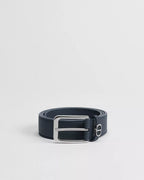CD Icon Belt Navy Blue Grained Calfskin, 33 MM RUNWAY DELUXE