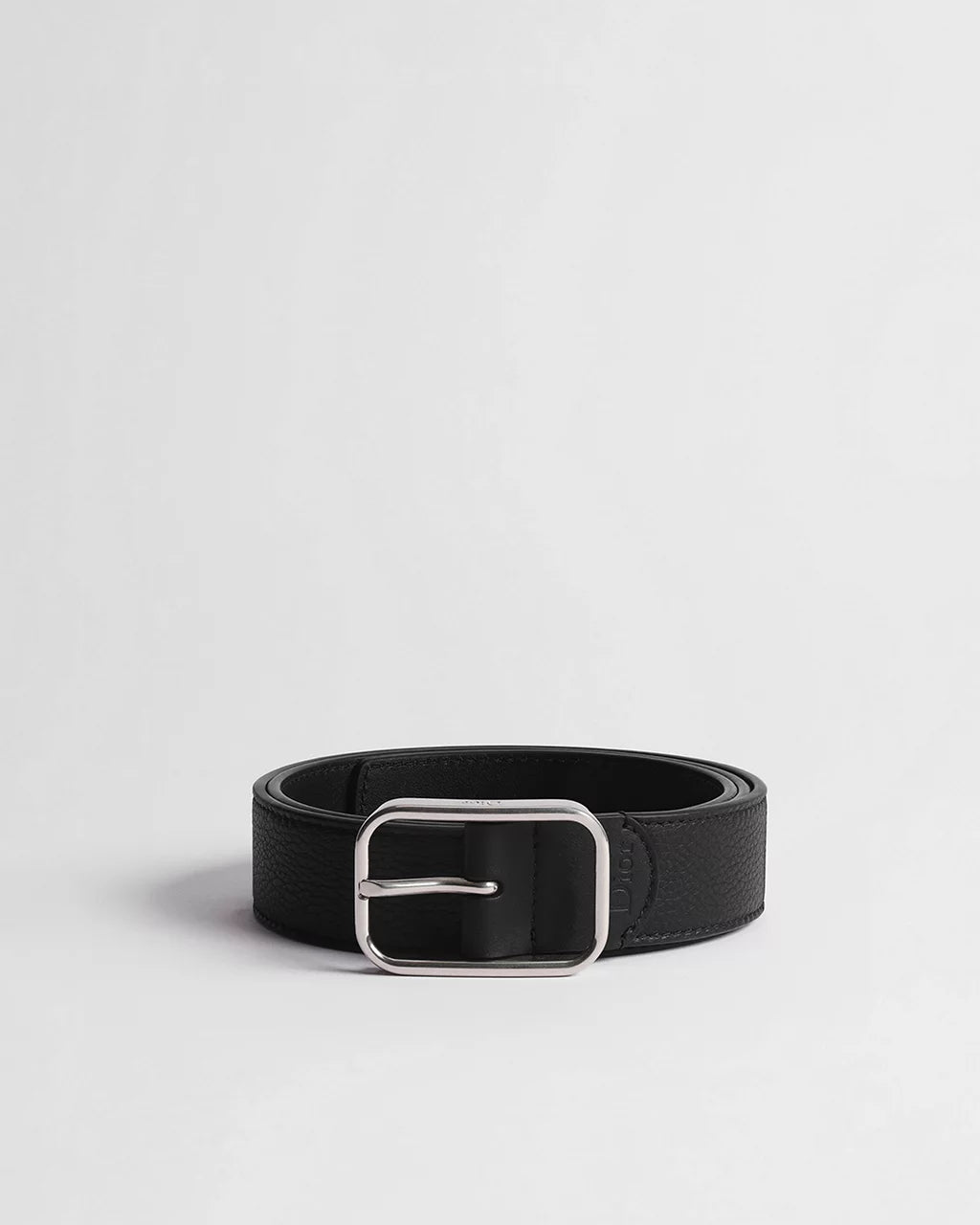 Belt Black Grained Calfskin, 32 MM RUNWAY DELUXE