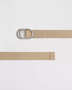 CD Icon Belt Beige Nylon, 35 MM RUNWAY DELUXE