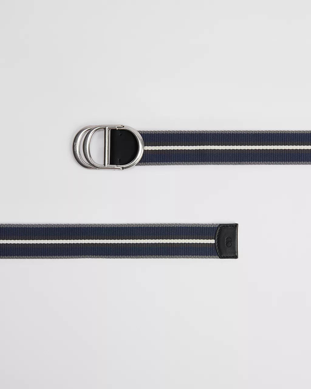 CD Icon Belt Three-Tone Deep Blue Nylon, 35 MM RUNWAY DELUXE