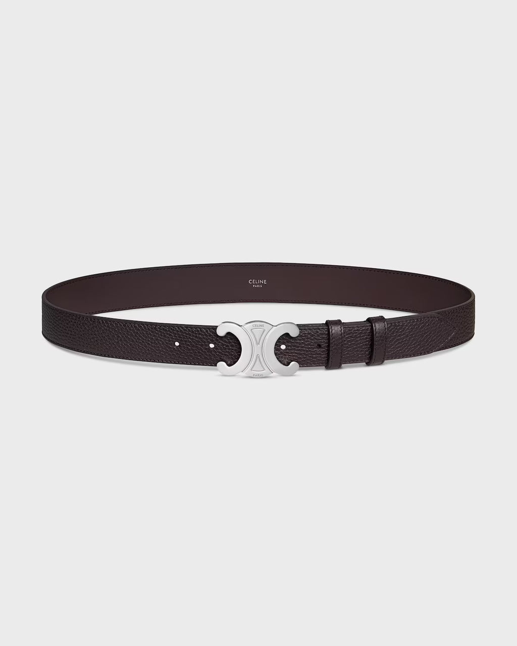 Triomphe Belt 30 IN Grained Calfskin RUNWAY DELUXE