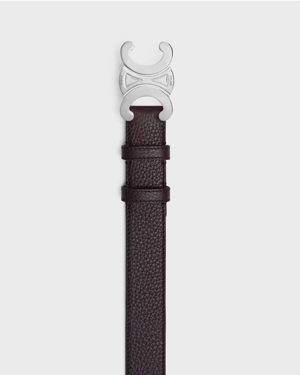 Triomphe Belt 30 IN Grained Calfskin RUNWAY DELUXE