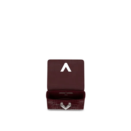 Louis Vuitton Twist MM Bag in Bordeaux Red