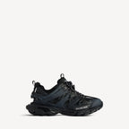 Women's Track Sneaker in Black