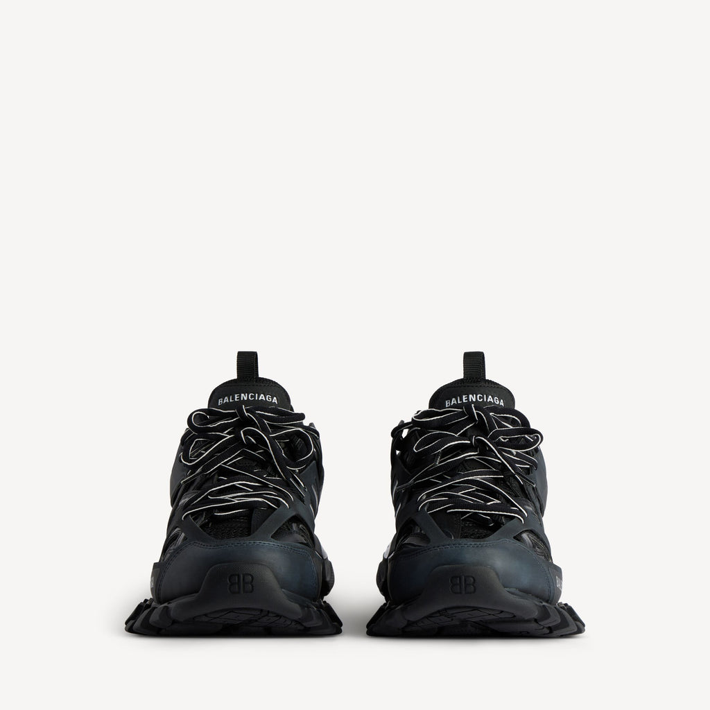 Women's Track Sneaker in Black
