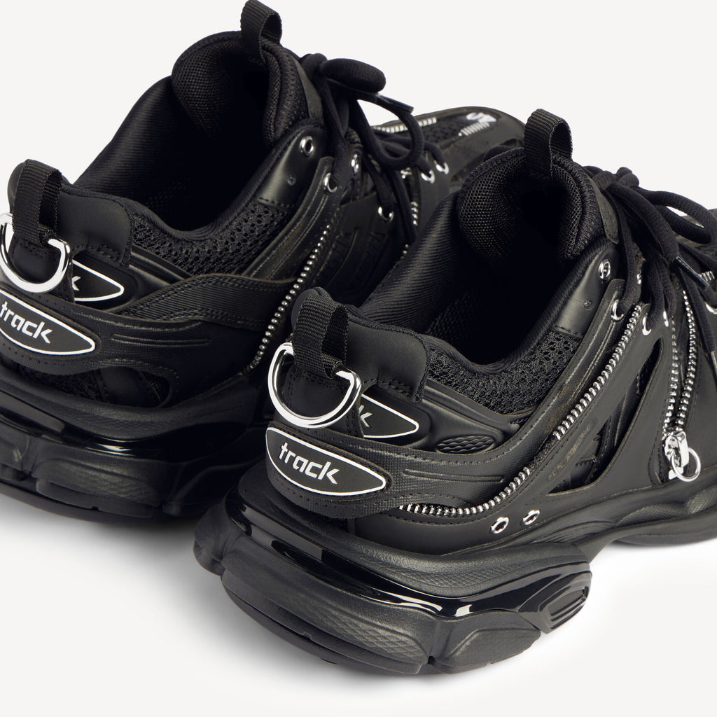 Women's Track Zip Sneaker in Black