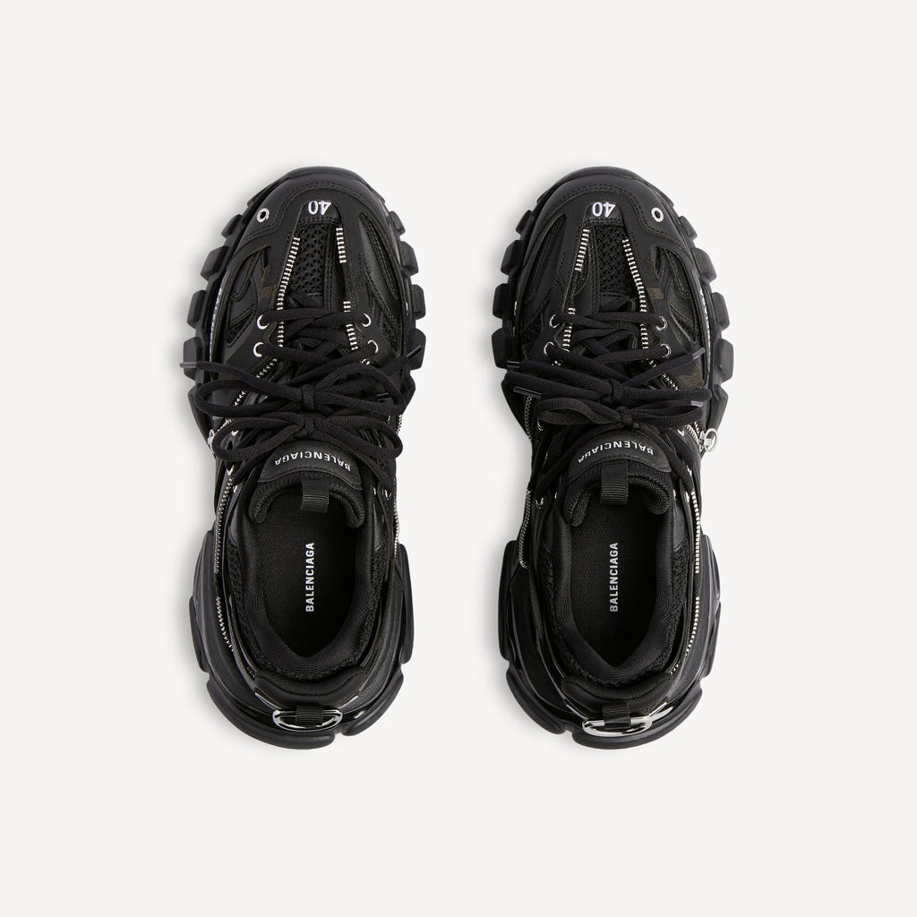 Women's Track Zip Sneaker in Black