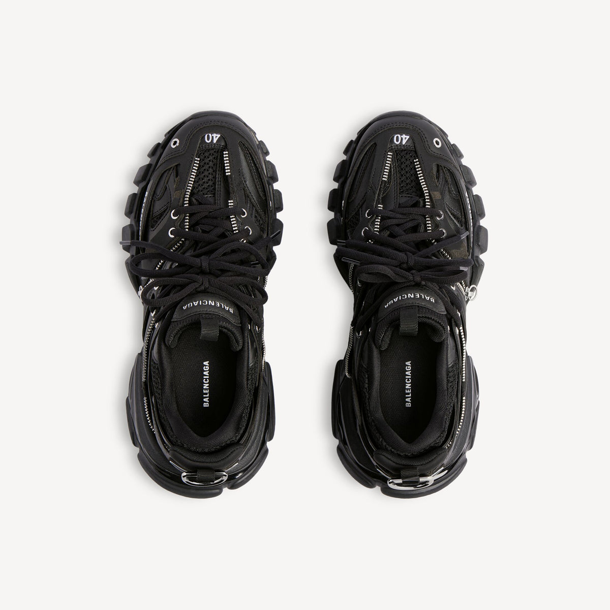 Women's Track Zip Sneaker in Black