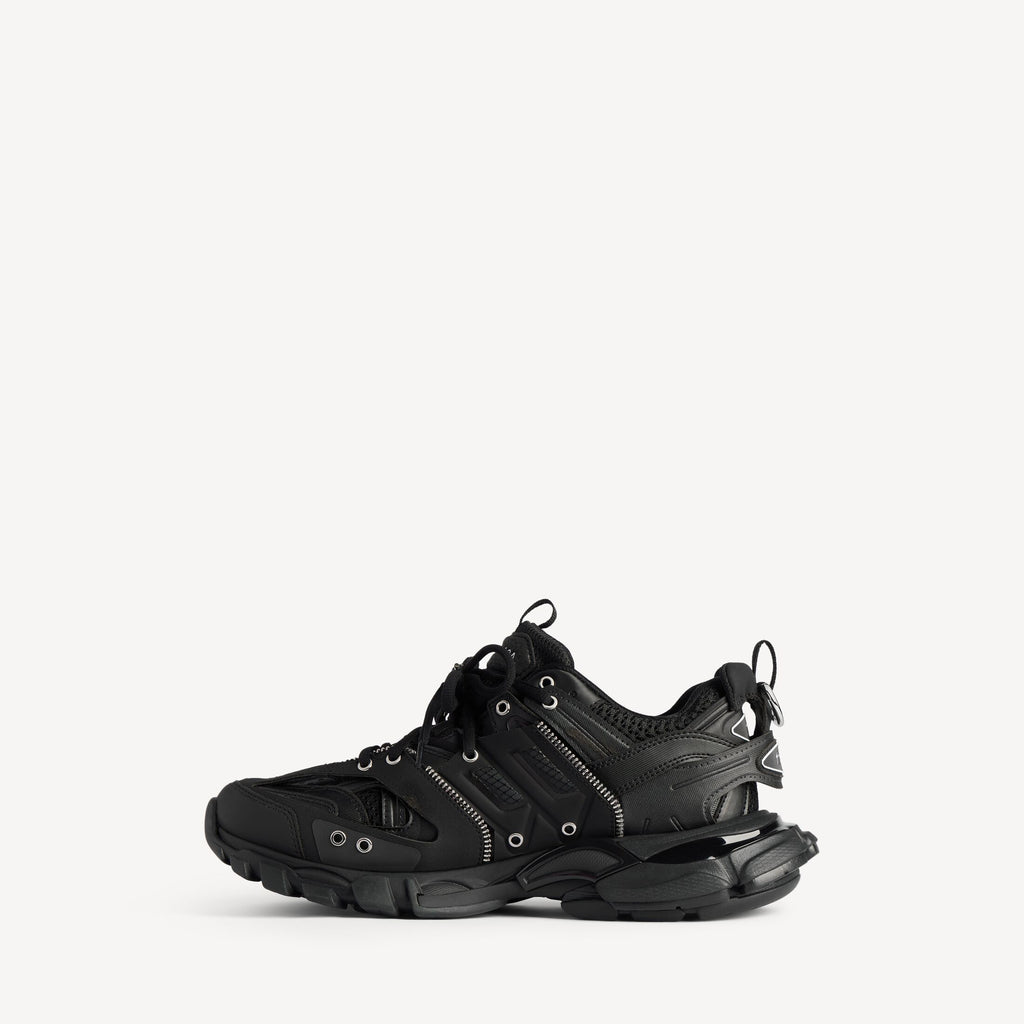 Women's Track Zip Sneaker in Black