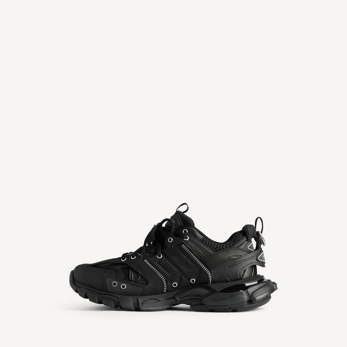 Women's Track Zip Sneaker in Black