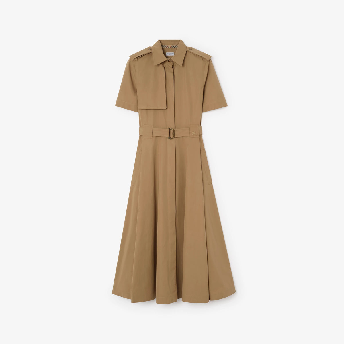 Cotton Poplin Shirt Dress