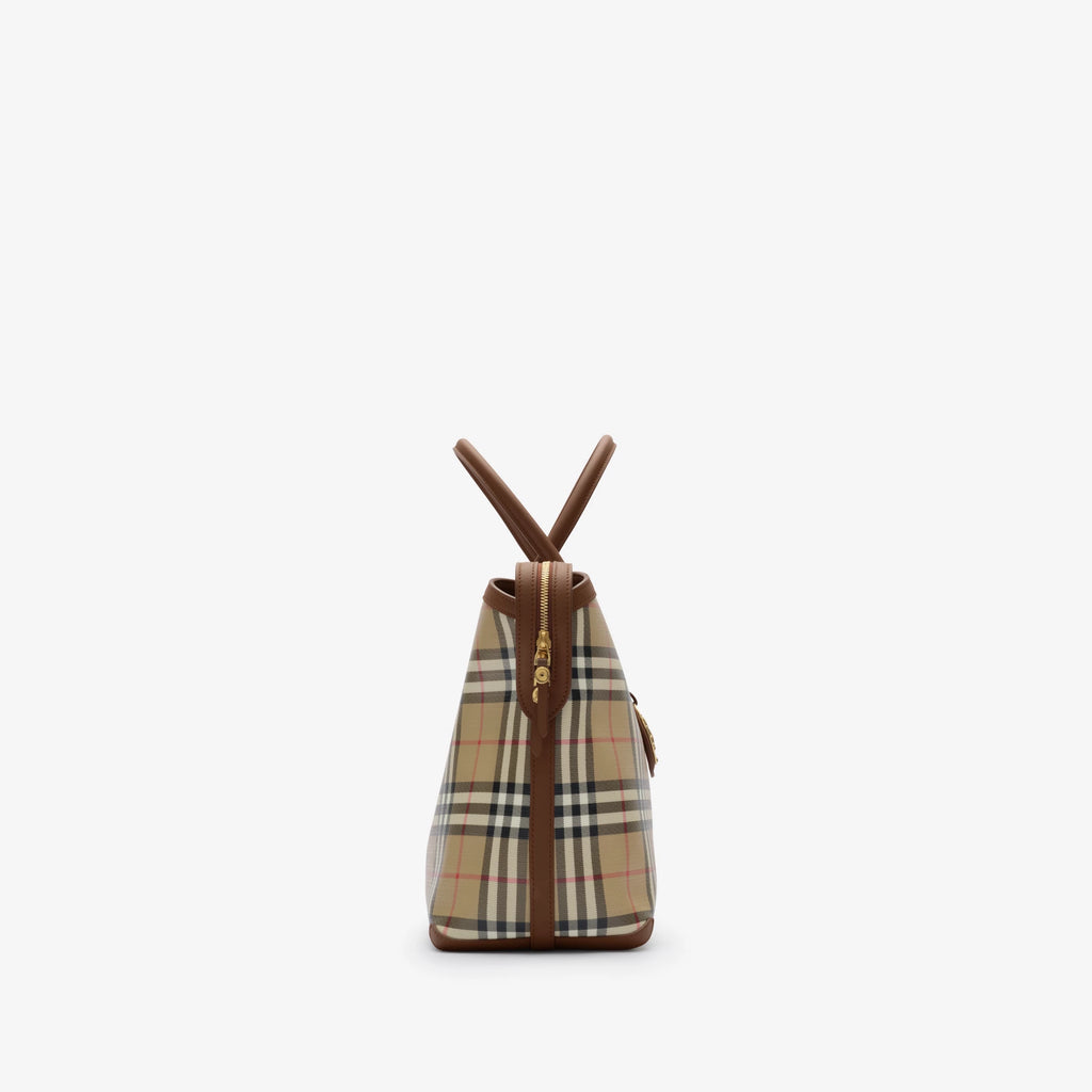 Medium Check Zip Tote RUNWAY DELUXE