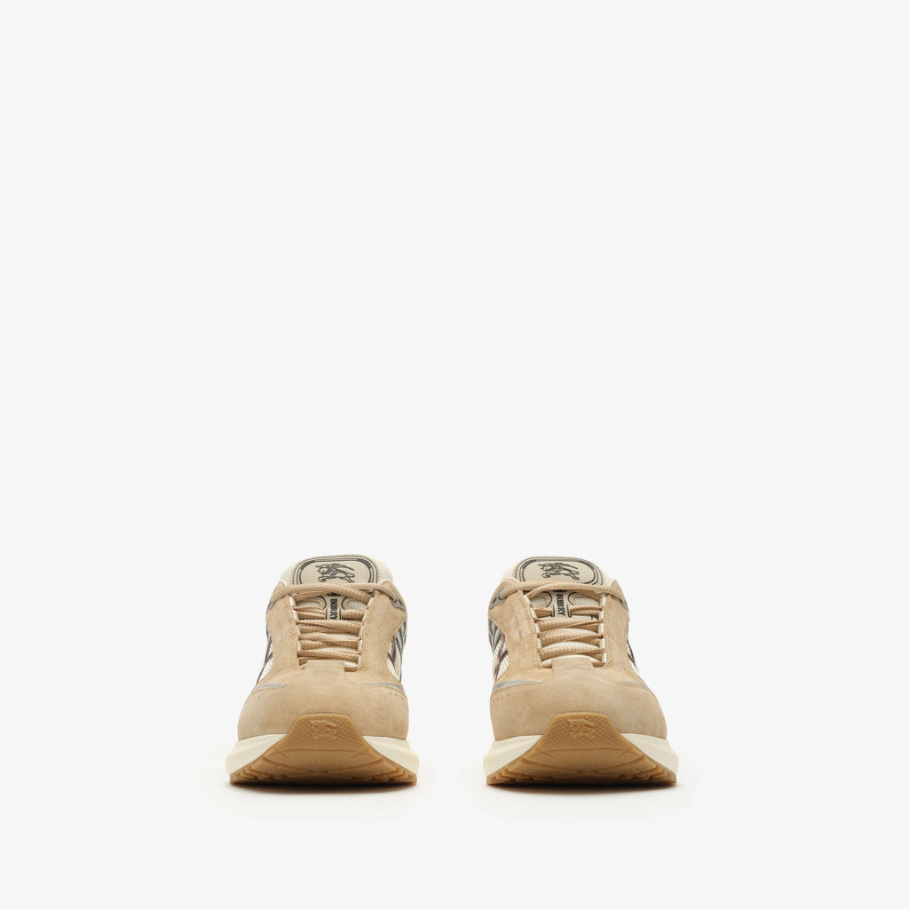 Nylon, Suede and Leather Eclipse Sneakers