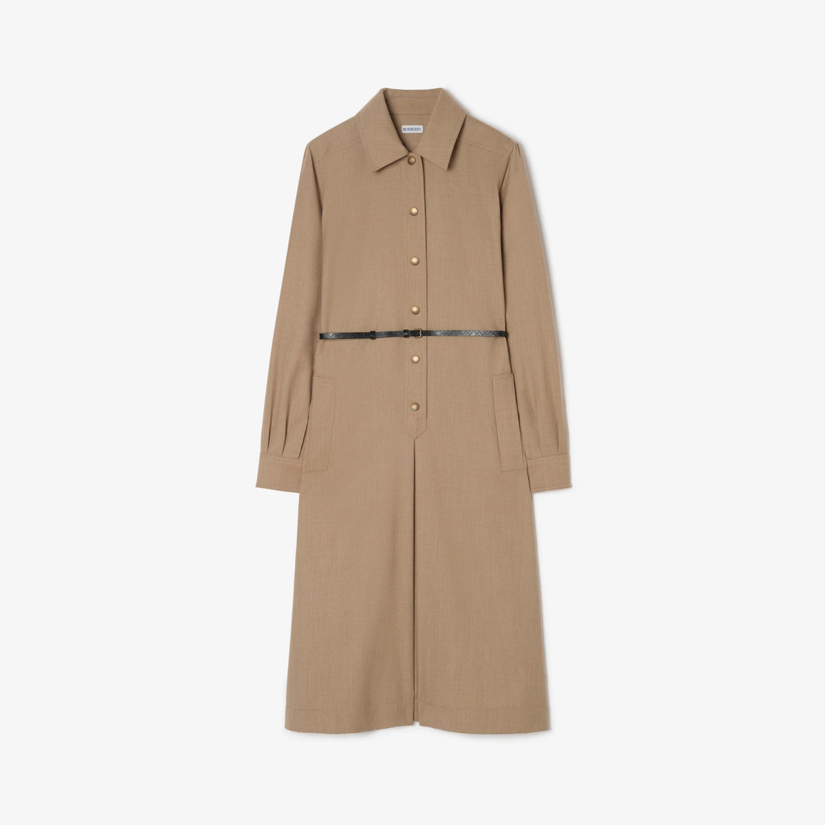 Wool Shirt Dress