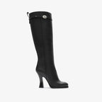 Leather Pillar Boots