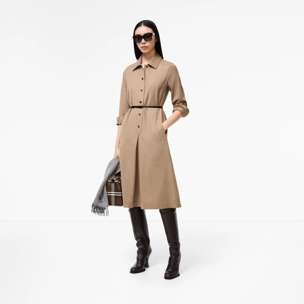 Wool Shirt Dress