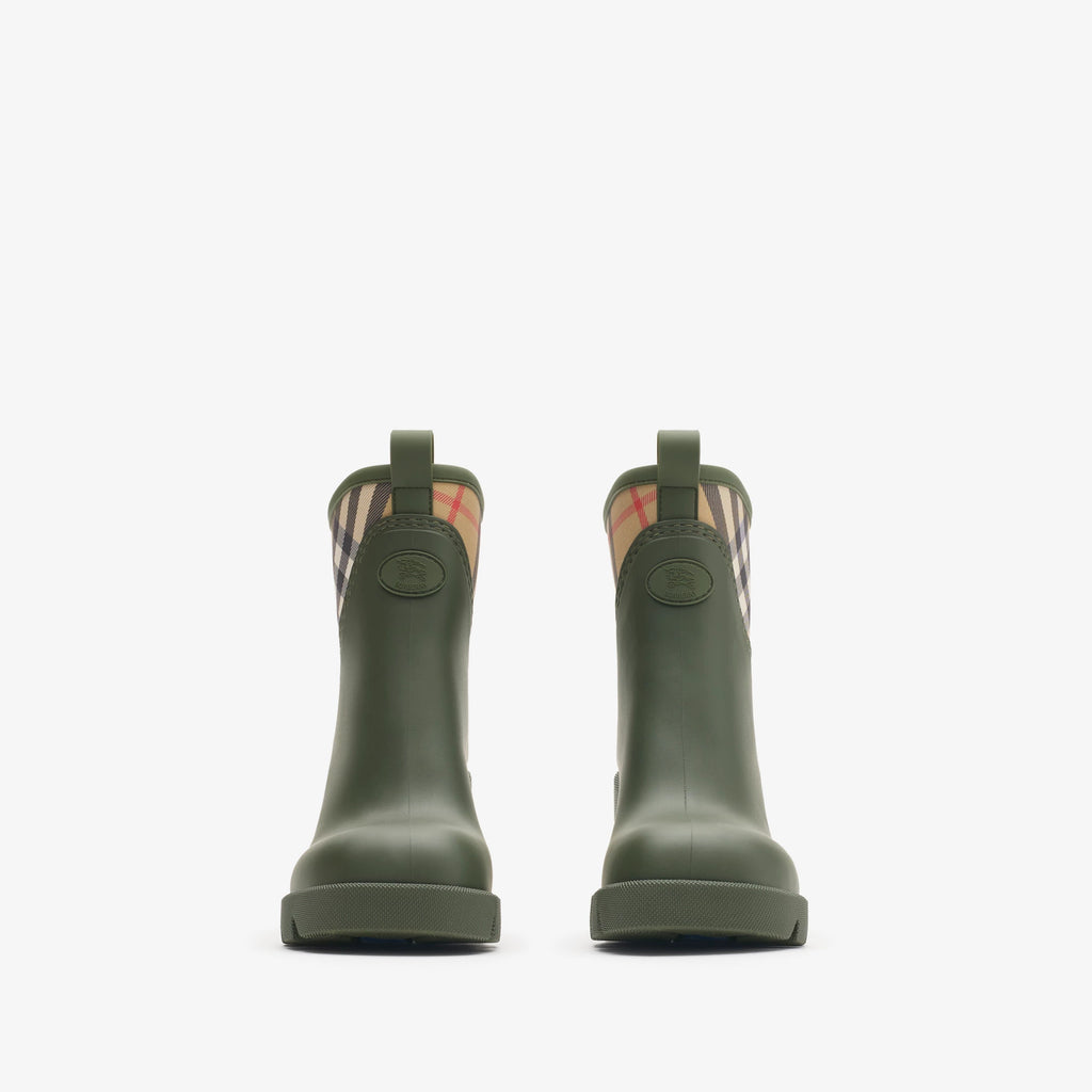 Rubber Marsh Stamp Heeled Low Boots