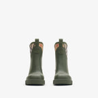 Rubber Marsh Stamp Heeled Low Boots