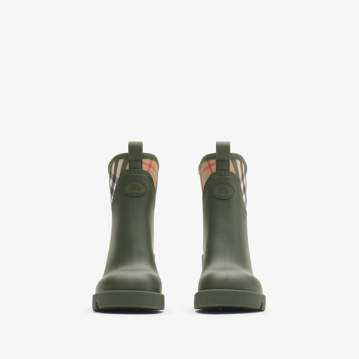 Rubber Marsh Stamp Heeled Low Boots