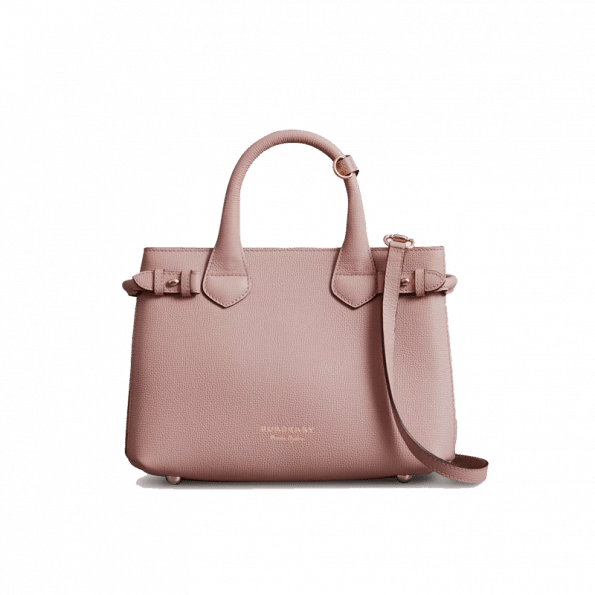 Burberry Topstitched Leather Robin Bag