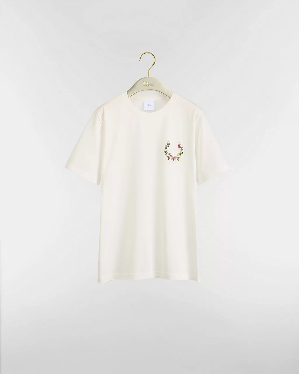 Dioriviera Dior Médaillon Embroidered Fitted T-Shirt RUNWAY DELUXE