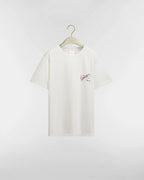 White Cotton Jersey with Pink Dior Bows Motif RUNWAY DELUXE