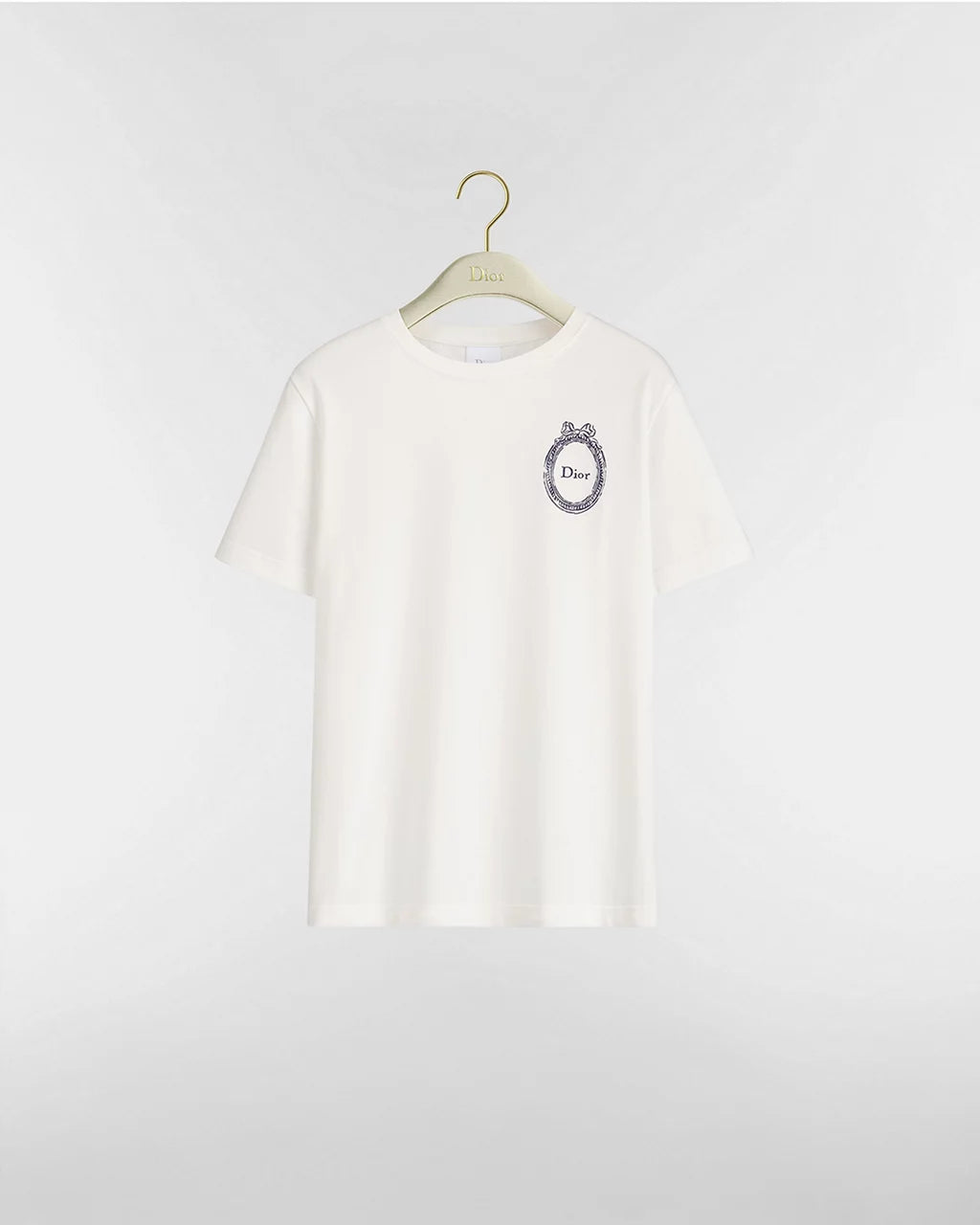 Dioriviera Dior Médaillon T-Shirt White Cotton Jersey RUNWAY DELUXE