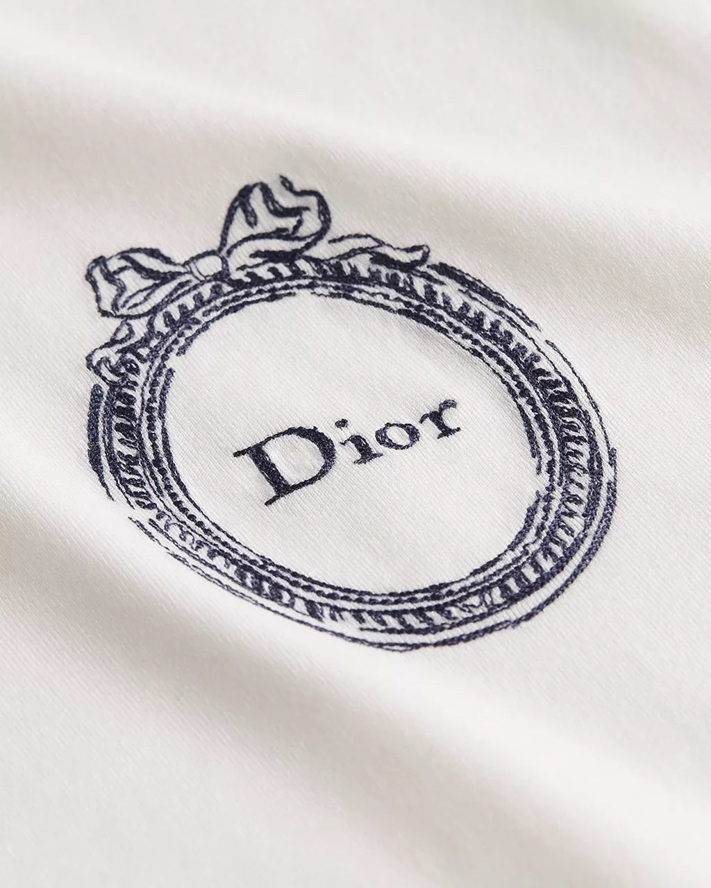 Dioriviera Dior Médaillon T-Shirt White Cotton Jersey RUNWAY DELUXE
