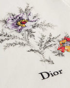 White Cotton Jersey with Multicolor Dior Bloom Tapestry Motif RUNWAY DELUXE