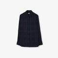 Classic Fit Check Silk ShirtPrice undefined Runway Dark ink blue RUNWAY DELUXE