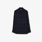 Classic Fit Check Silk ShirtPrice undefined Runway Dark ink blue RUNWAY DELUXE