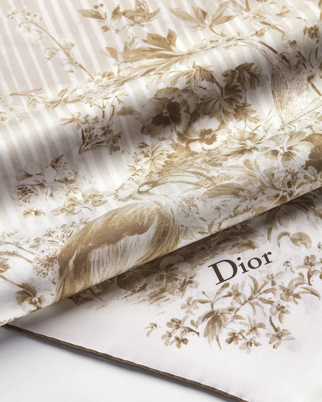 Dioriviera Toile de Jouy Floral Garden Dior Silk Top RUNWAY DELUXE