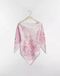 Dioriviera Toile de Jouy Floral Garden Dior Silk Top White and Pink Silk Twill RUNWAY DELUXE