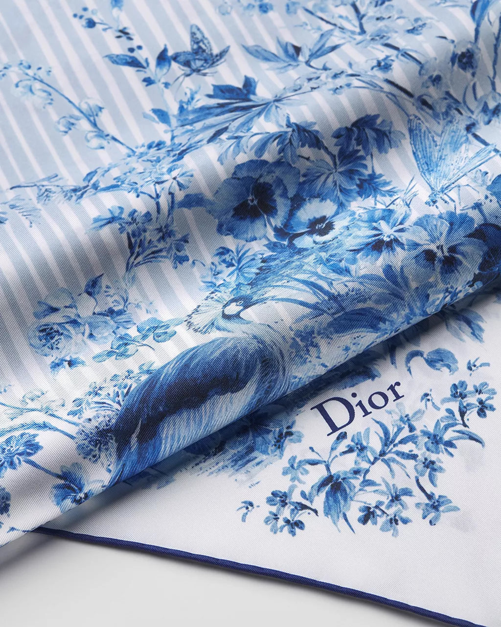 Dioriviera Toile de Jouy Floral Garden Dior Silk Top RUNWAY DELUXE
