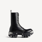 Women's Bulldozer Lace-up Boot in Black