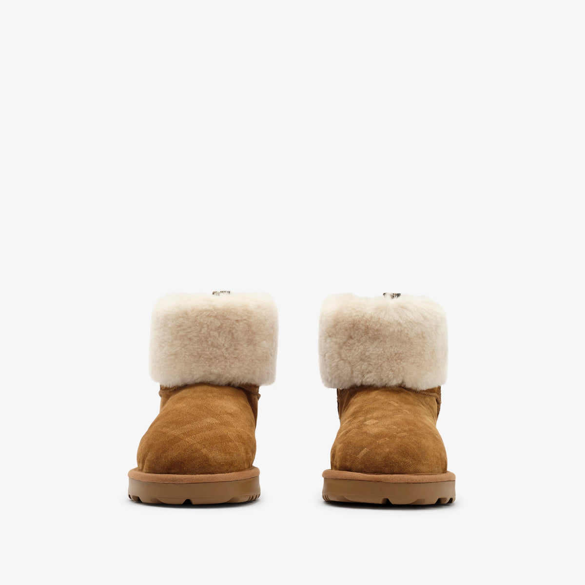 Check Shearling Flint Boots