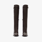 Leather Pillar Boots