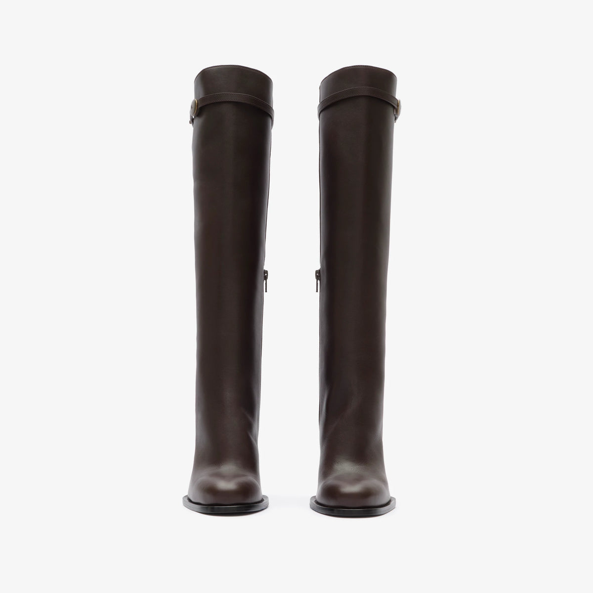 Leather Pillar Boots