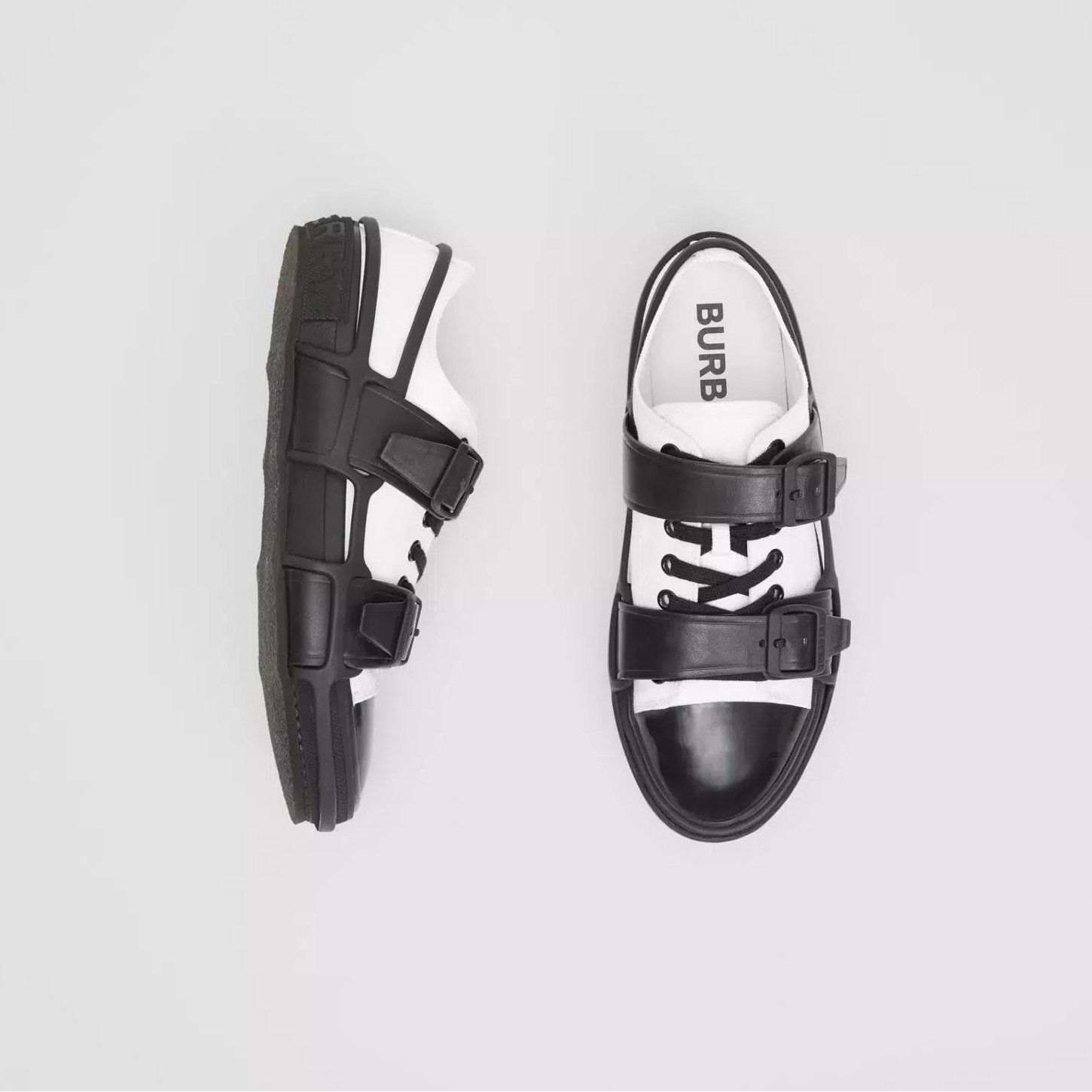 Burberry Gingham Cotton and Webb Sneaker