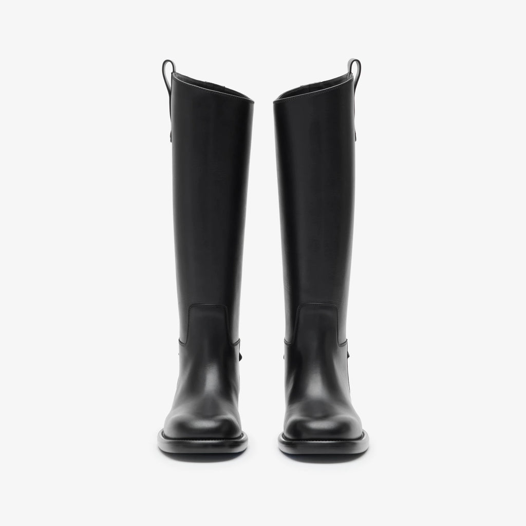 Leather Cavalier Boots