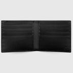 Gucci Bee print GG Supreme Wallet