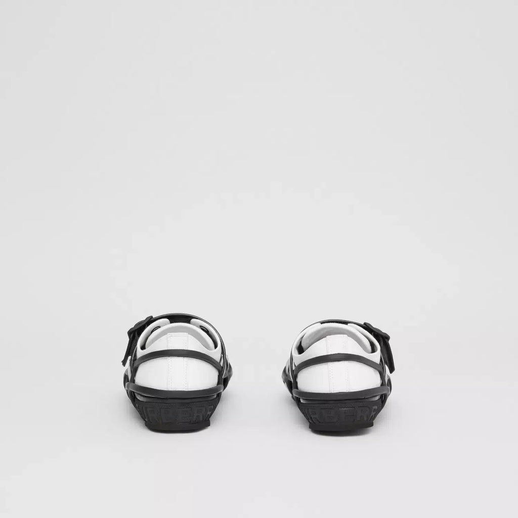 Burberry Gingham Cotton and Webb Sneaker