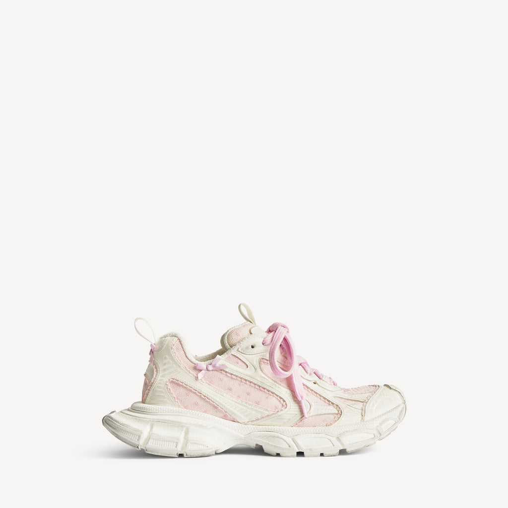 Women's 3xl Tulle Sneaker in White/pink