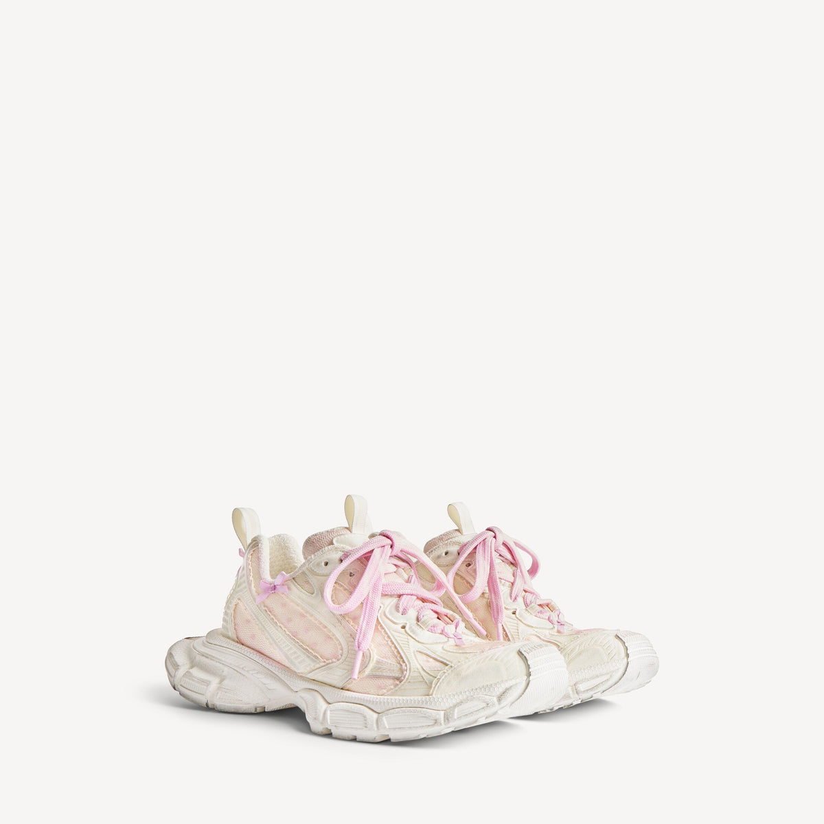 Women's 3xl Tulle Sneaker in White/pink